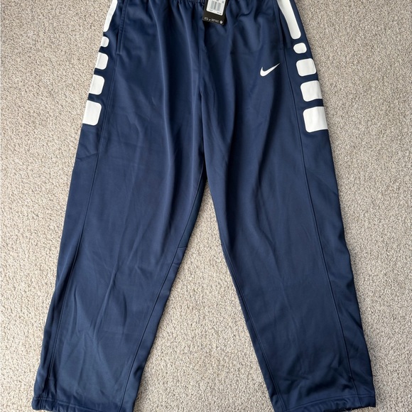 Nike Men’s Track Pants XXL Navy Blue New With Tags Adjustable Leg Openings - Picture 12 of 12